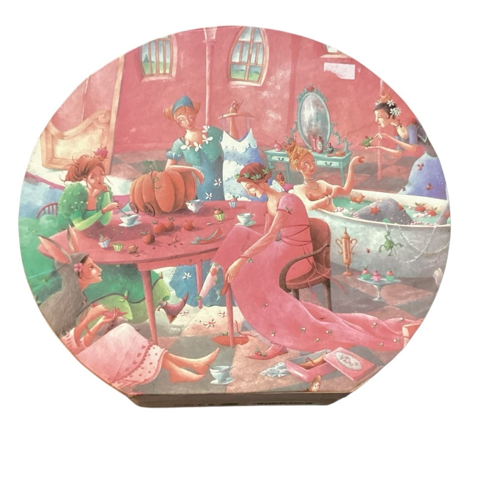 Janod Hat Box Series Secrets Princesses 100 piece puzzle